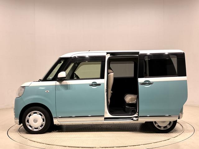 ムーヴキャンバスＸリミテッドメイクアップ　ＳＡIIナビゲーション　ＥＴＣ　ドラレコ　ハロゲンライト　ＬＥＤフォグランプ　置き楽ボックス　オートライト　プッシュボタンスタート　セキュリティアラーム　　両側パワースライドドア（広島県）の中古車