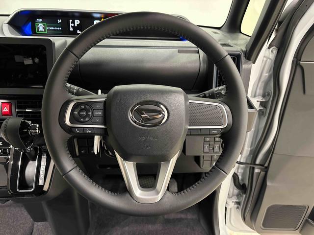 タントカスタムＲＳＬＥＤオートライト　パワースライドドアウェルカムオープン機能　電動パーキングブレーキ　運転席助手席シートヒーター　アルミホイール　キーフリーシステム　　オート電動格納式ドアミラー（広島県）の中古車