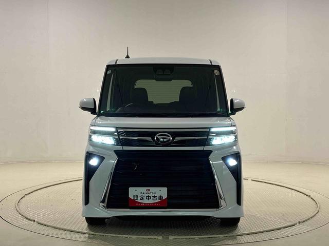 タントカスタムＲＳＬＥＤオートライト　パワースライドドアウェルカムオープン機能　電動パーキングブレーキ　運転席助手席シートヒーター　アルミホイール　キーフリーシステム　　オート電動格納式ドアミラー（広島県）の中古車