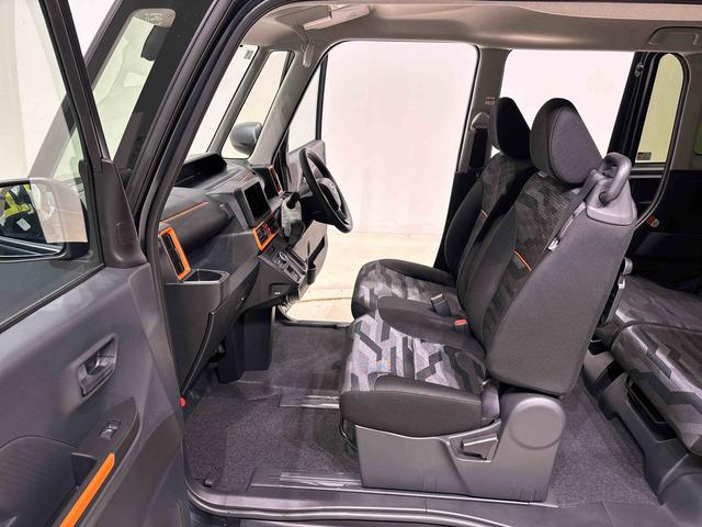 タントファンクロス　バックモニター　後席両側パワースライドドアＬＥＤヘッドライト・フォグランプ　電動パーキングブレーキ　運転席・助手席シートヒーター　サイドエアバッグ　オートライト　オートエアコン　キーフリーシステム　純正１４インチアルミホイール（広島県）の中古車