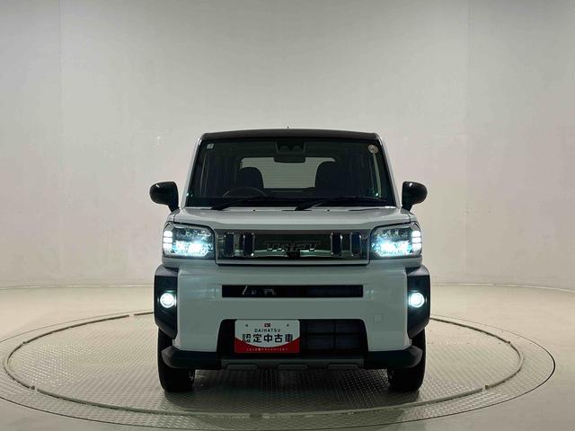 タフトＧターボ　ダーククロムベンチャー　バックモニター　キーフリーＬＥＤヘッドライト・フォグランプ　サイドエアバッグ　運転席・助手席シートヒーター　電動パーキングブレーキ　オートエアコン　オートライト　スカイフィールトップ　セキュリティーアラーム機能（広島県）の中古車