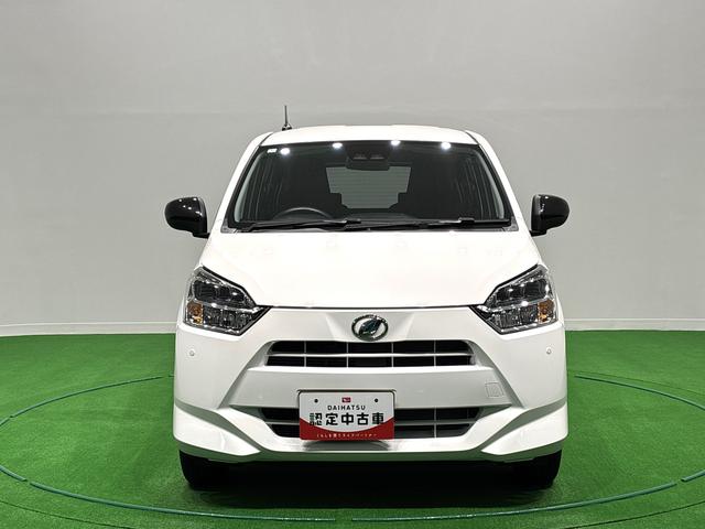 ミライースX SAIII 4WD キーレスエントリー コーナーセンサーLEDヘッドランプ セキュリティアラーム 14インチフルホイールキャップ 電動格納式ドアミラー ショツピングフック マニュアルエアコン オートハイビーム 衝突回避支援ブレーキ 衝突警報機能(広島県)の中古車