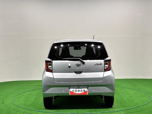 ミライースX SAIII バックカメラ 電動格納式ドアミラーLEDヘッドランプ セキュリティアラーム コーナーセンサー 14インチフルホイールキャップ キーレスエントリー アイドリングストップ オートライト マニュアルエアコン(広島県)の中古車