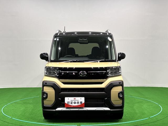タントファンクロスターボ　バックモニター対応カメラ　シートヒーターオートエアコン　電動パーキングブレーキ　プッシュボタンスタート　パワースライドドアウェルカムオープン機能　オート格納機能付ドアミラー　サイドエアバック　ＬＥＤヘッドランプフォグランプ　アルミホイール（広島県）の中古車