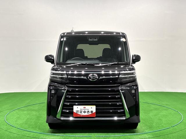 タントカスタムＲＳ　令和７年式　ターボＬＥＤオートライト　パワースライドドアウェルカムオープン機能　電動パーキングブレーキ　運転席助手席シートヒーター　アルミホイール　キーフリーシステム　　オート電動格納式ドアミラー（広島県）の中古車