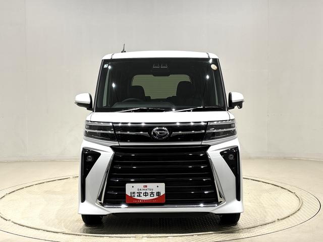 タントカスタムＲＳ　プッシュボタンスタート　バックカメラＬＥＤオートライト　パワースライドドアウェルカムオープン機能　電動パーキングブレーキ　運転席助手席シートヒーター　アルミホイール　キーフリーシステム　　オート電動格納式ドアミラー　ステアリングスイッチ（広島県）の中古車