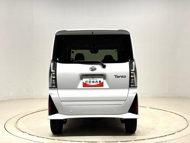 タントカスタムＲＳ　プッシュボタンスタート　バックカメラＬＥＤオートライト　パワースライドドアウェルカムオープン機能　電動パーキングブレーキ　運転席助手席シートヒーター　アルミホイール　キーフリーシステム　　オート電動格納式ドアミラー　ステアリングスイッチ（広島県）の中古車