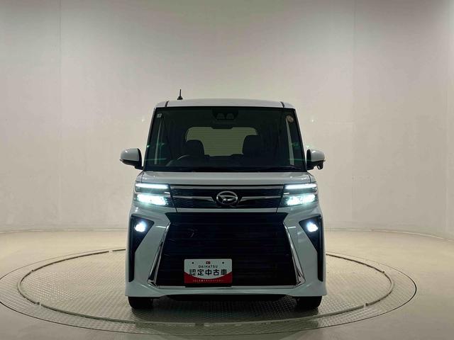 タントカスタムＲＳ　プッシュボタンスタート　バックカメラＬＥＤオートライト　パワースライドドアウェルカムオープン機能　電動パーキングブレーキ　運転席助手席シートヒーター　アルミホイール　キーフリーシステム　　オート電動格納式ドアミラー　ステアリングスイッチ（広島県）の中古車