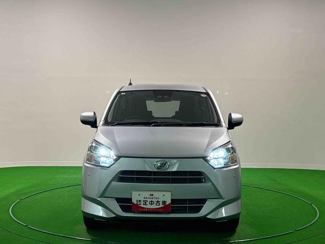 ミライースX SAIIILEDヘッドランプ セキュリティアラーム コーナーセンサー 14インチフルホイールキャップ キーレスエントリー 電動格納式ドアミラー ショツピングフック マニュアルエアコン(広島県)の中古車