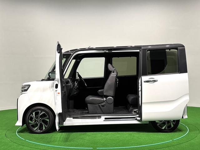 タントカスタムX LEDオートライト バックカメラ付LEDオートライト パワースライドドアウェルカムオープン機能 オート電動格納式ドアミラー 助手席ロングスライド 助手席イージークローザー アルミホイール キーフリーシステム(広島県)の中古車