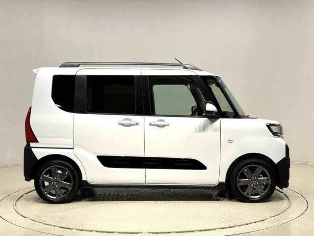 タントファンクロスターボ　バックモニター対応カメラ　シートヒーターＬＥＤオートライト　パワースライドドアウェルカムオープン機能　電動パーキングブレーキ　運転席助手席シートヒーター　アルミホイール　キーフリーシステム　　オート電動格納式ドアミラー（広島県）の中古車