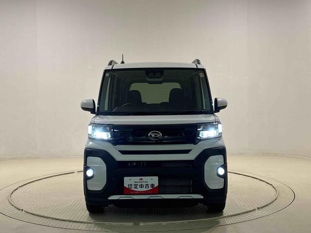 タントファンクロスターボ　バックモニター対応カメラ　シートヒーターＬＥＤオートライト　パワースライドドアウェルカムオープン機能　電動パーキングブレーキ　運転席助手席シートヒーター　アルミホイール　キーフリーシステム　　オート電動格納式ドアミラー（広島県）の中古車