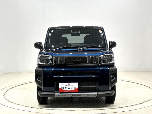 タフトＧターボ　ダーククロムベンチャースカイフィールトップ　　ダークメッキパック　シルバーアンダーガーニッシュ　インテリアアクセント　ＬＥＤオートハイビーム＆フォグランプ　電動パーキングブレーキ　バックカメラ　アルミホイール（広島県）の中古車