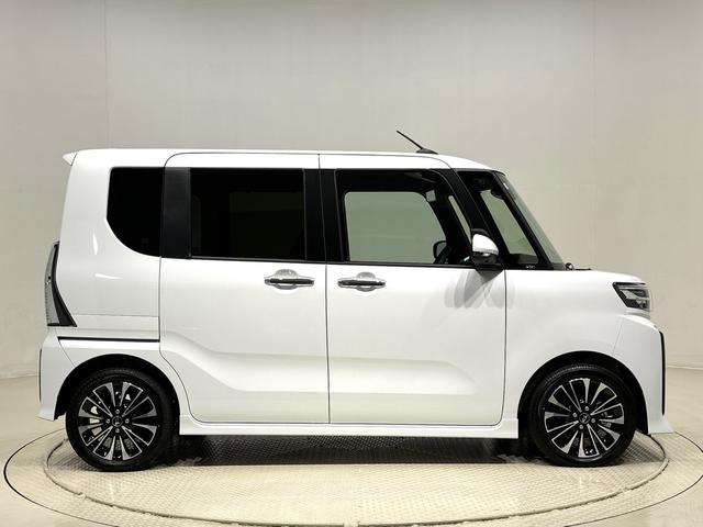 タントカスタムＲＳ　ターボ　両側電動スライドドア　電子パーキングパノラマカメラ　ＬＥＤオートライト　パワースライドドアウェルカムオープン機能　電動パーキングブレーキ　運転席助手席シートヒーター　アルミホイール　キーフリーシステム　　オート電動格納式ドアミラー（広島県）の中古車