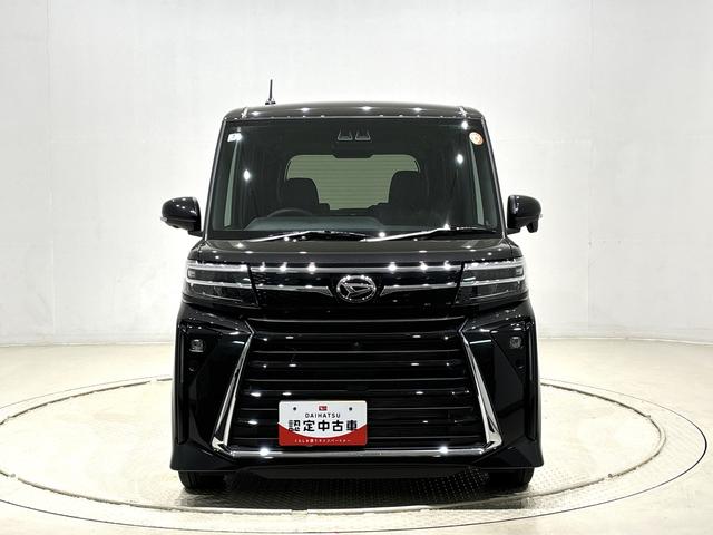 タントカスタムＲＳ　　未走行　保証継承　令和７年式　　ターボＬＥＤオートライト　パワースライドドアウェルカムオープン機能　オート電動格納式ドアミラー　助手席ロングスライド　助手席イージークローザー　アルミホイール　キーフリーシステム（広島県）の中古車