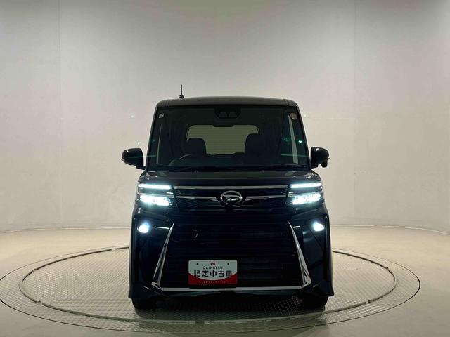 タントカスタムＲＳ　　未走行　保証継承　令和７年式　　ターボＬＥＤオートライト　パワースライドドアウェルカムオープン機能　オート電動格納式ドアミラー　助手席ロングスライド　助手席イージークローザー　アルミホイール　キーフリーシステム（広島県）の中古車