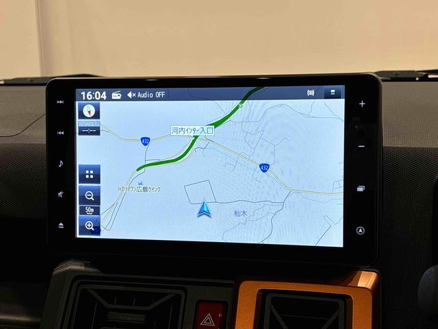 タフトＧターボ　ナビ　ＥＴＣ　９インチ純正ナビ　パノラマモニター付スカイフィールトップ　ＬＥＤオートライト　オートハイビーム　フォグランプ　運転席／助手席シートヒーター　プッシュボタンスタート　キーフリーシステム　電動パーキングブレーキ　バックカメラ　アルミホイール（広島県）の中古車
