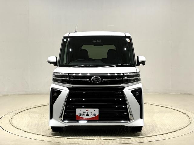 タントカスタムＲＳ　パノラマモニター対応　電動パーキングブレーキＬＥＤオートライト　パワースライドドアウェルカムオープン機能　オート電動格納式ドアミラー　助手席ロングスライド　助手席イージークローザー　アルミホイール　キーフリーシステム（広島県）の中古車