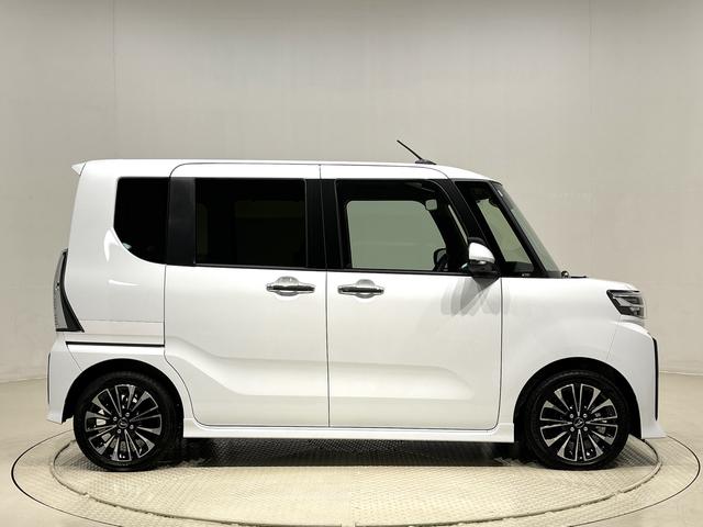 タントカスタムＲＳ　パノラマモニター対応　電動パーキングブレーキＬＥＤオートライト　パワースライドドアウェルカムオープン機能　オート電動格納式ドアミラー　助手席ロングスライド　助手席イージークローザー　アルミホイール　キーフリーシステム（広島県）の中古車