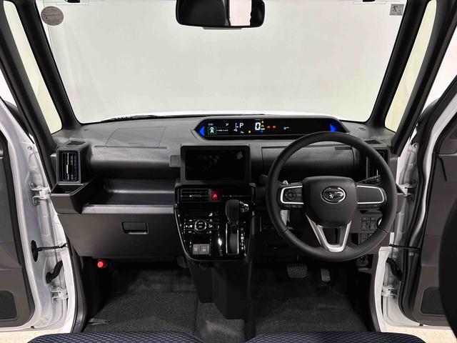 タントカスタムＲＳ　パノラマモニター対応　電動パーキングブレーキＬＥＤオートライト　パワースライドドアウェルカムオープン機能　オート電動格納式ドアミラー　助手席ロングスライド　助手席イージークローザー　アルミホイール　キーフリーシステム（広島県）の中古車