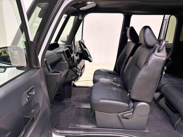 タントカスタムＲＳ　パノラマモニター対応　電動パーキングブレーキＬＥＤオートライト　パワースライドドアウェルカムオープン機能　オート電動格納式ドアミラー　助手席ロングスライド　助手席イージークローザー　アルミホイール　キーフリーシステム（広島県）の中古車