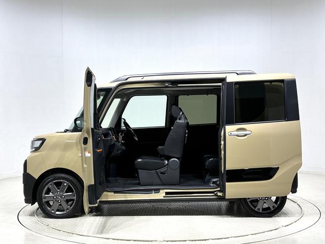 タントファンクロスターボＬＥＤオートライト　パワースライドドアウェルカムオープン機能　電動パーキングブレーキ　運転席助手席シートヒーター　アルミホイール　キーフリーシステム　　オート電動格納式ドアミラー（広島県）の中古車