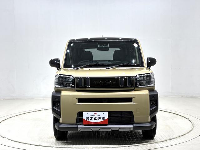 タフトＧ　ダーククロムベンチャー　バックカメラ　前席シートヒータースカイフィールトップ　ＬＥＤヘッドライト　ＬＥＤフォグランプ　アダプティブルクルーズコントロール　オーディオレス　オートホールド機能付き電動パーキングブレーキ　ＳＲＳサイドエアバッグ　１５インチアルミ（広島県）の中古車