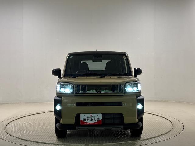 タフトＧ　ダーククロムベンチャー　バックカメラ　前席シートヒータースカイフィールトップ　ＬＥＤヘッドライト　ＬＥＤフォグランプ　アダプティブルクルーズコントロール　オーディオレス　オートホールド機能付き電動パーキングブレーキ　ＳＲＳサイドエアバッグ　１５インチアルミ（広島県）の中古車