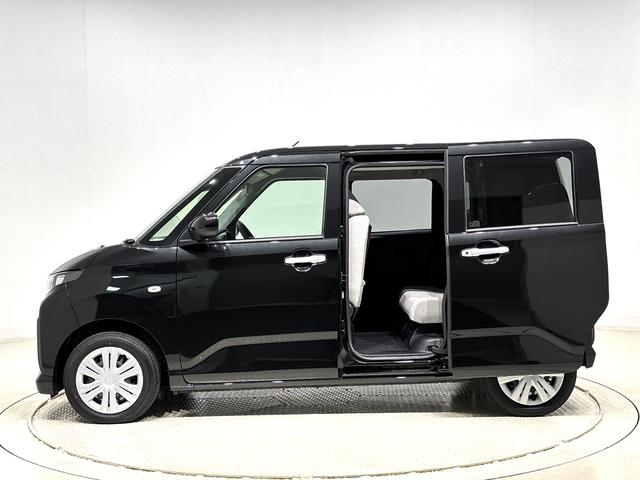 ムーヴＸハロゲンライト　オートライト　プッシュボタンスタート　セキュリティアラーム　両側スライドドア　　キーフリーシステム（広島県）の中古車