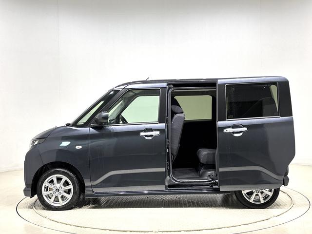 ムーヴＧ　９インチディスプレイオーディオ　バックモニターＬＥＤヘッドライト・フォグランプ　マニュアルエアコン　電動格納ドアミラー　両側電動スライドドア　両側シートヒーター　電動パーキングブレーキ　アイドリングストップ　キーフリーシステム（広島県）の中古車