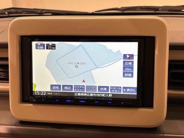 アルトラパンＬナビゲーション　バックカメラ　ＥＴＣ　ドライブレコーダー　プッシュスタート　アイドリングストップ　オートエアコン　オートライト　シートヒーター　電動格納式ドアミラー（広島県）の中古車