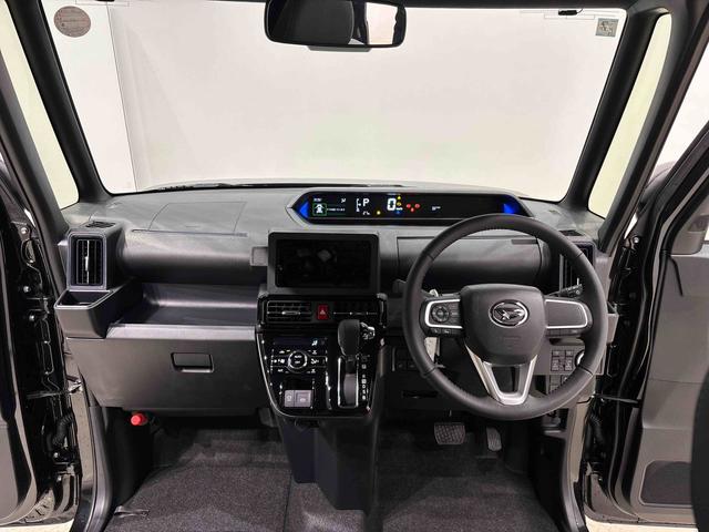 タントカスタムＲＳＬＥＤオートライト　パワースライドドアウェルカムオープン機能　電動パーキングブレーキ　運転席助手席シートヒーター　アルミホイール　キーフリーシステム　　オート電動格納式ドアミラー（広島県）の中古車