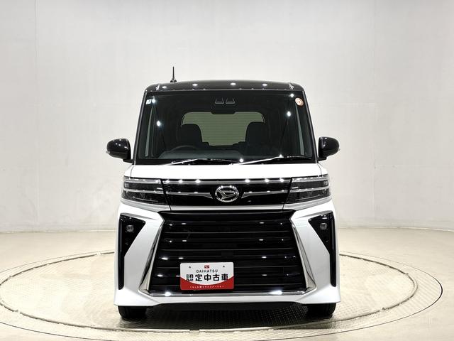 タントカスタムＲＳＬＥＤオートライト　パワースライドドアウェルカムオープン機能　電動パーキングブレーキ　運転席助手席シートヒーター　アルミホイール　キーフリーシステム　　オート電動格納式ドアミラー（広島県）の中古車