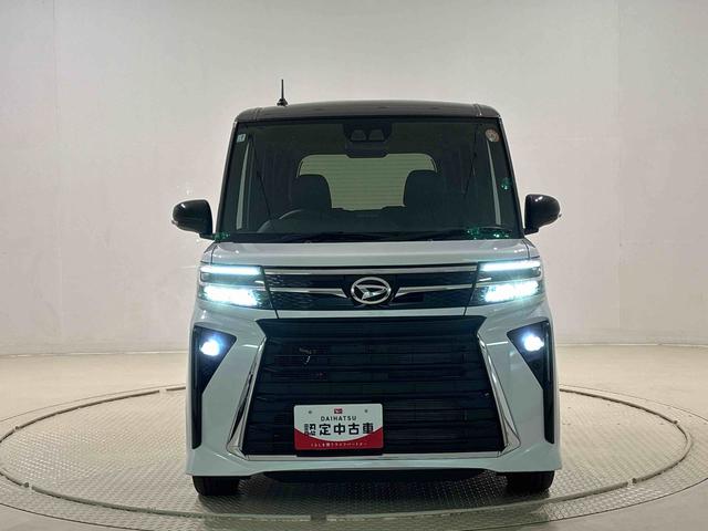 タントカスタムＲＳＬＥＤオートライト　パワースライドドアウェルカムオープン機能　電動パーキングブレーキ　運転席助手席シートヒーター　アルミホイール　キーフリーシステム　　オート電動格納式ドアミラー（広島県）の中古車