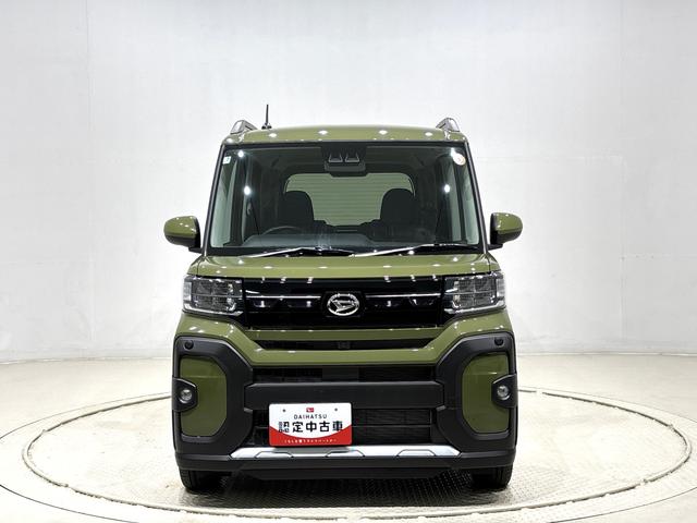 タントファンクロスＬＥＤオートライト　パワースライドドアウェルカムオープン機能　電動パーキングブレーキ　運転席助手席シートヒーター　アルミホイール　キーフリーシステム　　オート電動格納式ドアミラー（広島県）の中古車