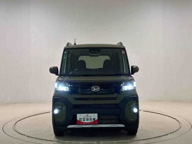 タントファンクロスＬＥＤオートライト　パワースライドドアウェルカムオープン機能　電動パーキングブレーキ　運転席助手席シートヒーター　アルミホイール　キーフリーシステム　　オート電動格納式ドアミラー（広島県）の中古車