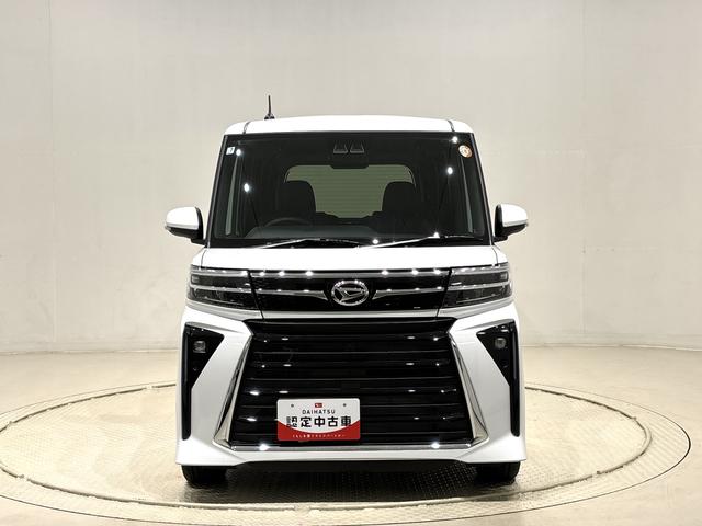 タントカスタムＲＳ　バックカメラ付きＬＥＤオートライト　パワースライドドアウェルカムオープン機能　電動パーキングブレーキ　運転席助手席シートヒーター　アルミホイール　キーフリーシステム　　オート電動格納式ドアミラー（広島県）の中古車