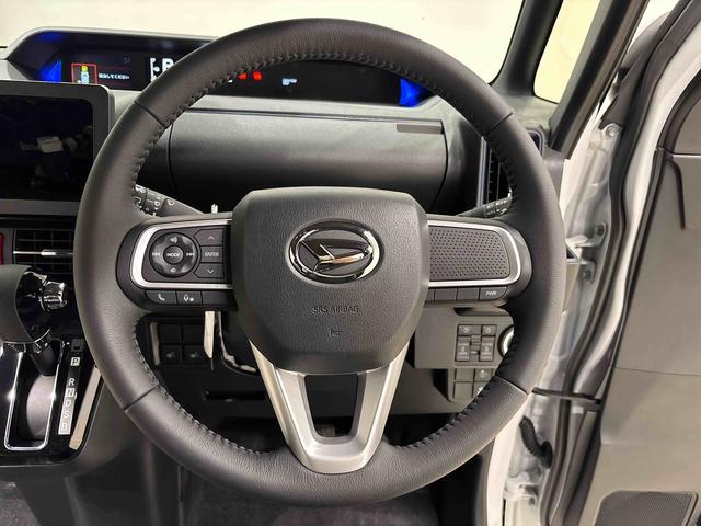 タントカスタムＲＳ　バックカメラ付きＬＥＤオートライト　パワースライドドアウェルカムオープン機能　電動パーキングブレーキ　運転席助手席シートヒーター　アルミホイール　キーフリーシステム　　オート電動格納式ドアミラー（広島県）の中古車
