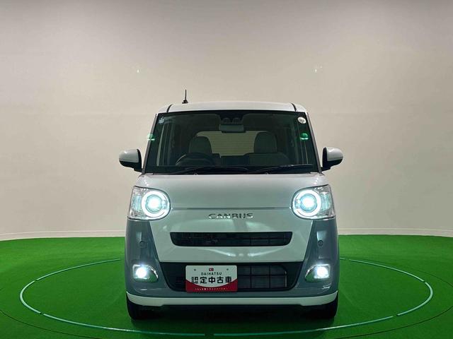 ムーヴキャンバスストライプスG バックモニター対応 電動パーキングブレーキオートライト オートハイビーム LEDヘッドライト LEDフォグランプ 両側電動スライドドア オーディオ操作用ステアリングスイッチ SRSサイドエアバッグ 前席シートヒーター 電子カードキー(広島県)の中古車
