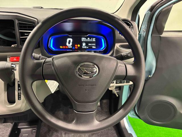 ミライースＸ　ＳＡIIIＬＥＤヘッドランプ　セキュリティアラーム　コーナーセンサー　１４インチフルホイールキャップ　キーレスエントリー　電動格納式ドアミラー　ショツピングフック　マニュアルエアコン（広島県）の中古車