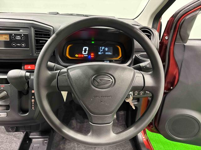 ミライースL SAIII 純正CD 保証継承LEDヘッドランプ セキュリティアラーム コーナーセンサー キーレスエントリー 14インチフルホイールキャップ(広島県)の中古車