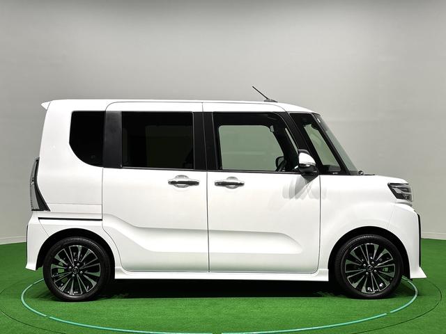 タントカスタムRS ターボ 両側電動スライドドア 電子パーキングETC LEDオートライト パワースライドドアウェルカムオープン機能 電動パーキングブレーキ 運転席助手席シートヒーター アルミホイール キーフリーシステム オート電動格納式ドアミラー(広島県)の中古車