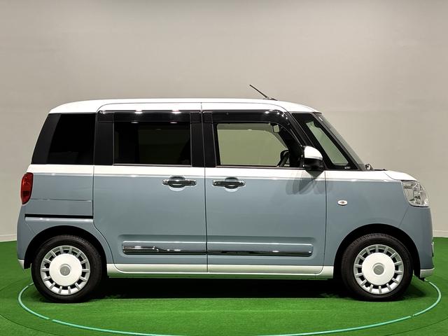 ムーヴキャンバスストライプスＧ　ディスプレイオーディオ・ドラレコ・ＥＴＣＬＥＤオートライト・フォグランプ　電動パーキングブレーキ　プッシュボタンスタート　セキュリティアラーム　バックカメラ　両側パワースライドドアウエルカムオープン機能　オート電動格納式ドアミラー（広島県）の中古車