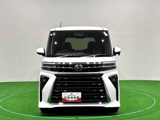 タントカスタムＲＳ　ターボ付き　全方位カメラＬＥＤオートライト　パワースライドドアウェルカムオープン機能　電動パーキングブレーキ　運転席助手席シートヒーター　アルミホイール（広島県）の中古車