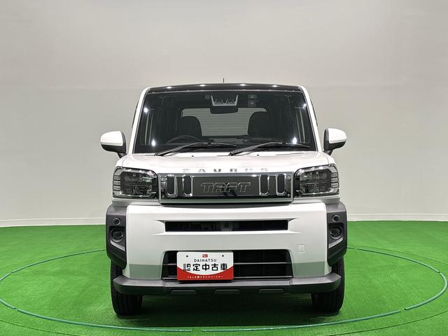 タフトGターボ ザウルス仕様 ナビ ドラレコ バックモニタースカイフィールトップ LEDオートライト オートハイビーム フロントフォグランプ 運転席/助手席シートヒーター プッシュボタンスタート キーフリーシステム 電動パーキングブレーキ アルミホイール(広島県)の中古車