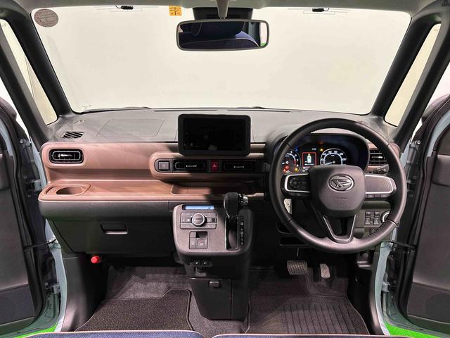 ムーヴキャンバスセオリーＧ　　運転席・助手席シートヒーター　キーフリー純正ナビ装着用アップグレードパック　両側パワースライドドア　本革巻ステアリングホイール　電動パーキングブレーキ　オートブレーキホールド機能　ホッとカップホルダー　ＬＥＤヘッドライト（広島県）の中古車