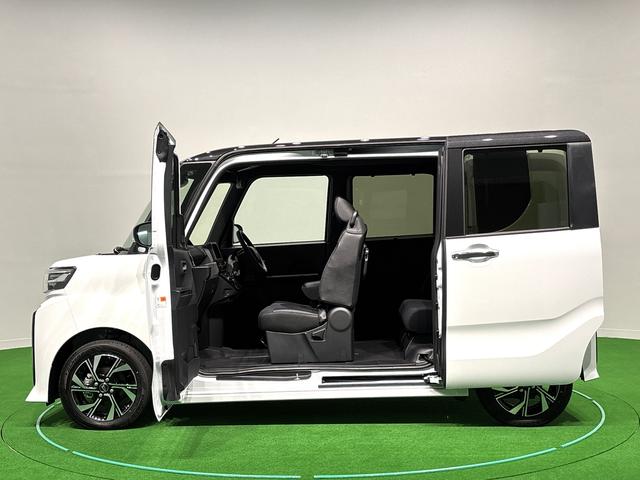 タントカスタムX パノラマモニター対応カメラ LEDヘッドランプパワースライドドアウェルカムオープン機能 運転席ロングスライドシ−ト 助手席ロングスライド 助手席イージークローザー 15インチアルミホイール キーフリーシステム(広島県)の中古車