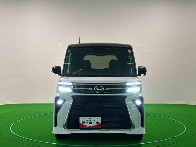 タントカスタムX パノラマモニター対応カメラ LEDヘッドランプパワースライドドアウェルカムオープン機能 運転席ロングスライドシ−ト 助手席ロングスライド 助手席イージークローザー 15インチアルミホイール キーフリーシステム(広島県)の中古車