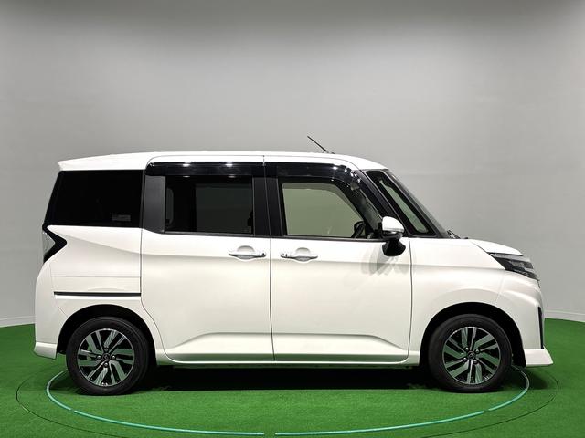 トールカスタムＧ　後席モニター　電動パーキングブレーキ　ナビＬＥＤヘッドランプ・フォグランプ　　１４インチアルミホイール　オートライト　プッシュボタンスタート　クルーズコントロール　　コーナーセンサー　パワースライドドア　キーフリーシステム（広島県）の中古車