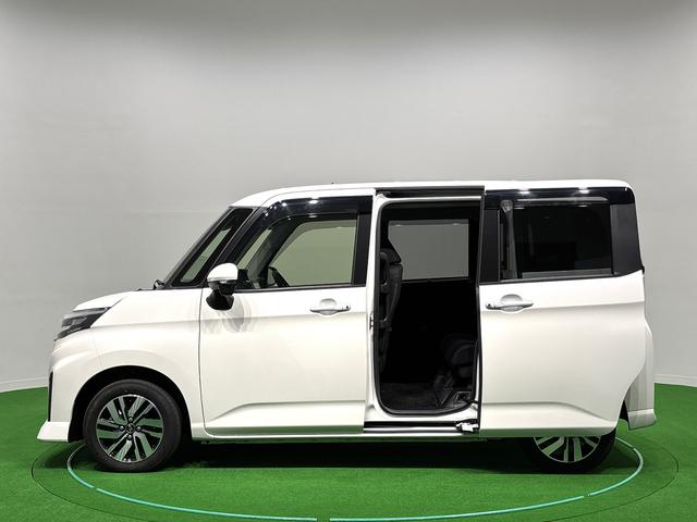 トールカスタムＧ　後席モニター　電動パーキングブレーキ　ナビＬＥＤヘッドランプ・フォグランプ　　１４インチアルミホイール　オートライト　プッシュボタンスタート　クルーズコントロール　　コーナーセンサー　パワースライドドア　キーフリーシステム（広島県）の中古車